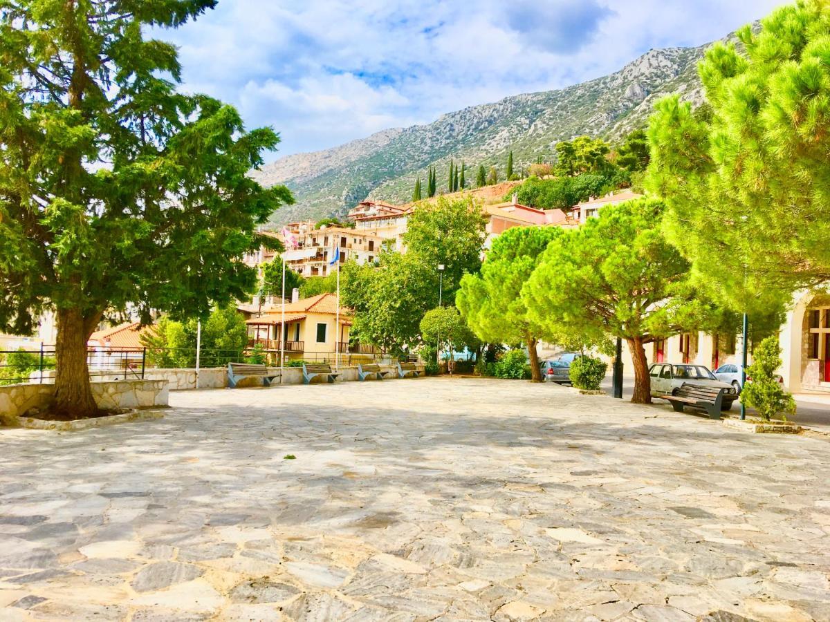 Delphi Celebrity V I P The Navel Of The Earth, Center-Delphi-Penthouse Galaxy&Sky Panoramic View, Harmony&Yoga Daire Dış mekan fotoğraf