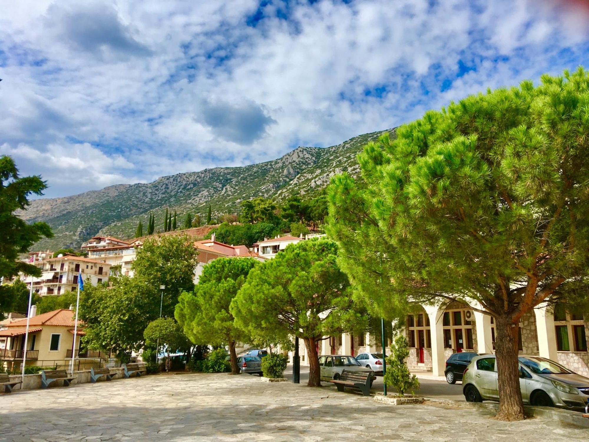 Delphi Celebrity V I P The Navel Of The Earth, Center-Delphi-Penthouse Galaxy&Sky Panoramic View, Harmony&Yoga Daire Dış mekan fotoğraf