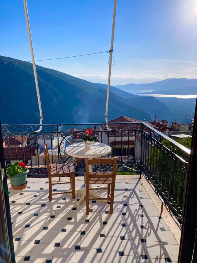 Delphi Celebrity V I P The Navel Of The Earth, Center-Delphi-Penthouse Galaxy&Sky Panoramic View, Harmony&Yoga Daire Dış mekan fotoğraf