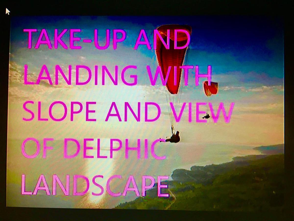 Delphi Celebrity V I P The Navel Of The Earth, Center-Delphi-Penthouse Galaxy&Sky Panoramic View, Harmony&Yoga Daire Dış mekan fotoğraf